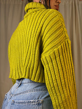 Load image into Gallery viewer, Sophia Crop Sweater (Kiwi)
