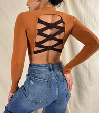 Load image into Gallery viewer, Sexy Meets Comfy Top (Brown Multi)
